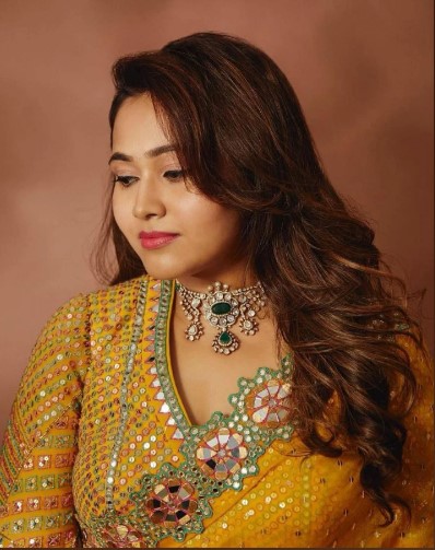 Premium Sequin Mirror Saree