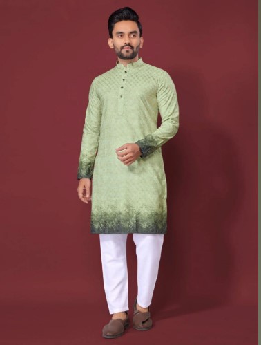 Cotton Rayon Kurta and Raymond Cotton Pyjama