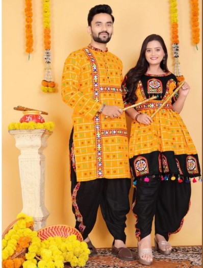 Couples Kediya and Kurta Combo