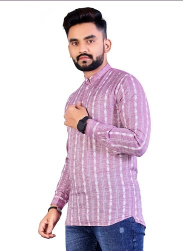 Mens Short Cotton Kurta