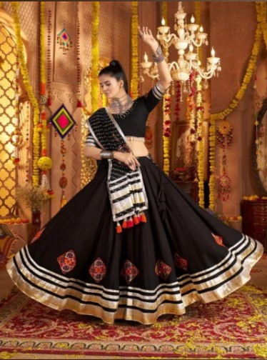Multi Colors Raas Lehenga Choli