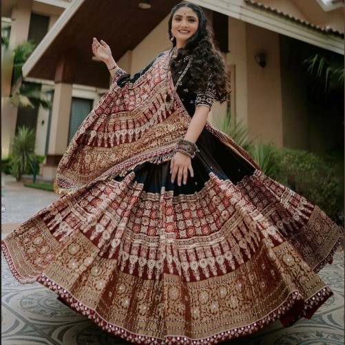 Muslin Cotton Printed Lehenga Choli